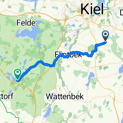 Zum Forst, Kiel nach Waldheim, Langwedel