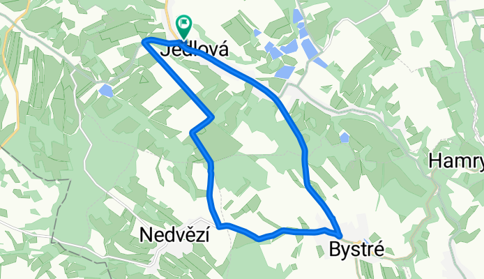 Jedlová-Nedvězí-Bystré-Jedlová