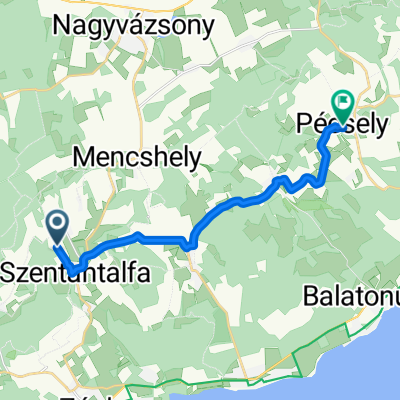 Szentantalfa - Iskola utca, Pécsely