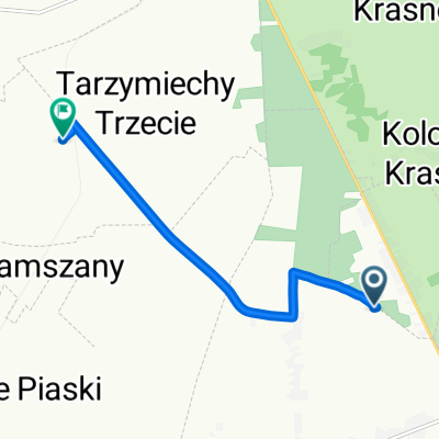 Stary Zamość, Stary Zamość do Tarzymiechy Drugie, Izbica