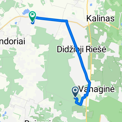 Vilniaus rajonas to Žiedo g., Riešė