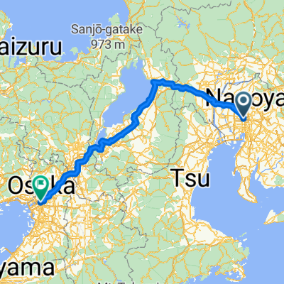 Nagoya to Osaka