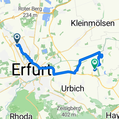 Berliner Straße nach In der Hochstedter Ecke