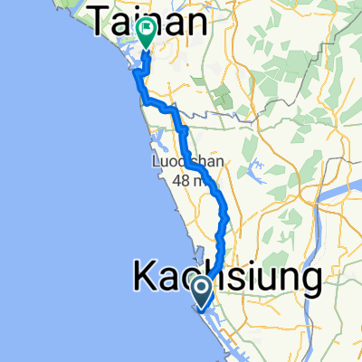 KHH to Tainan