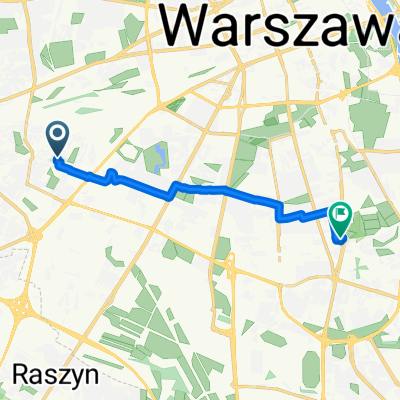 Bratnia, Warszawa do Puławska, Warszawa