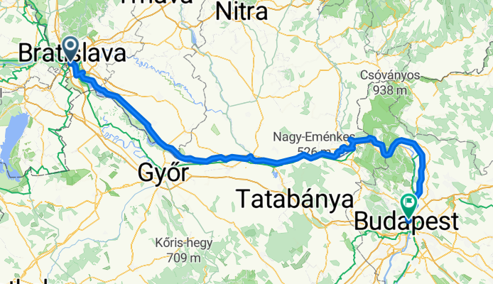 From Bratislava to Budapest