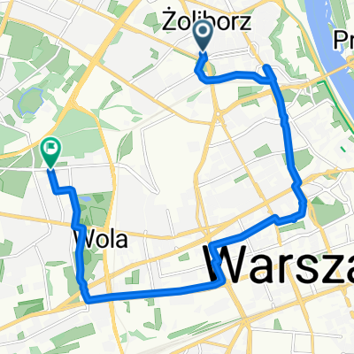 Ks J Popiełuszki, Warsaw to E Ciołka, Warsaw