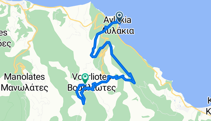 Σάμου-Νέου Καρλοβασίου, Avlakia nach Vourliotes