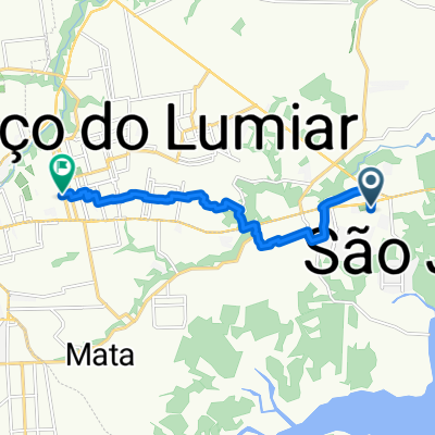 De Rua Piçarreira a Avenida Hilton Rocha