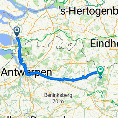 Bergen op Zoom - Lommel 124 km