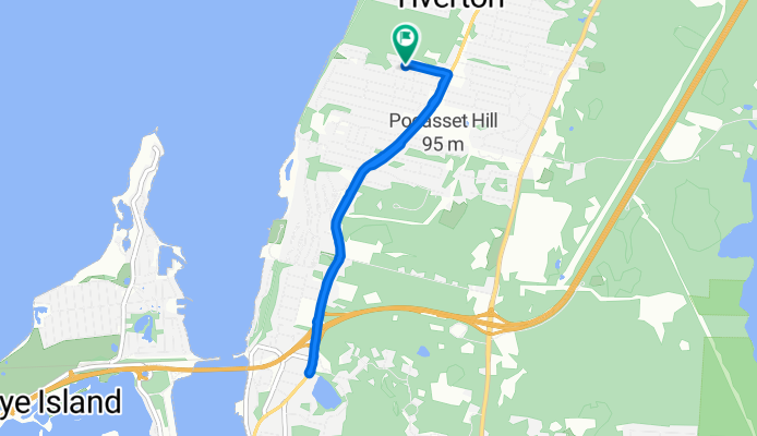 John Duggan Rd, Tiverton to John Duggan Rd, Tiverton