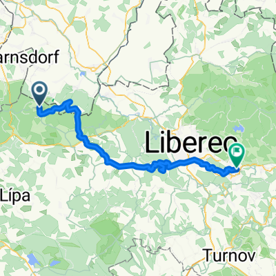 003 Dolní Světlá (Niederlichtenwalde) - Jablonec nad Nisou (Gablonz)