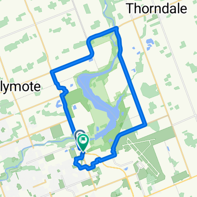 Route in London