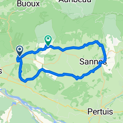 David’s Cycling Route in Lourmarin May 2025