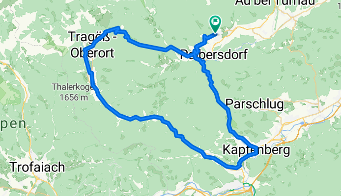 Zum Friseur und grünen See