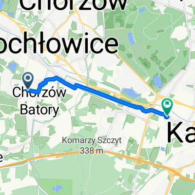 Jana Kochanowskiego, Chorzów do Gliwicka, Katowice