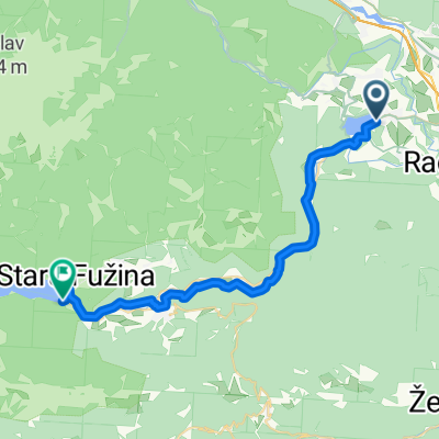 Route to Bohinjsko jezero