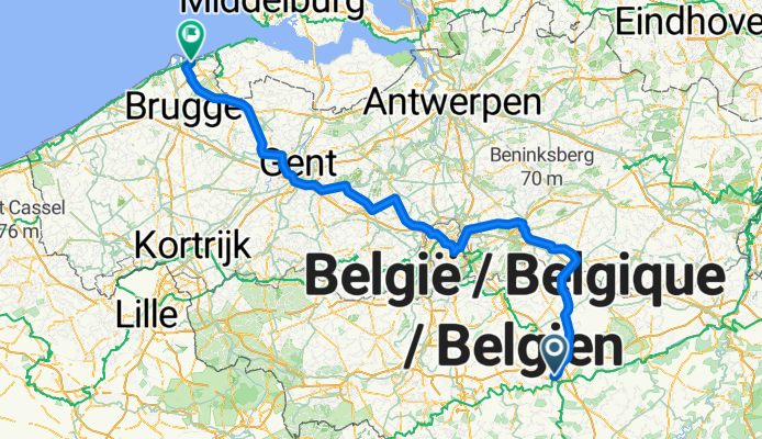 From Namur to Knokke-Heist