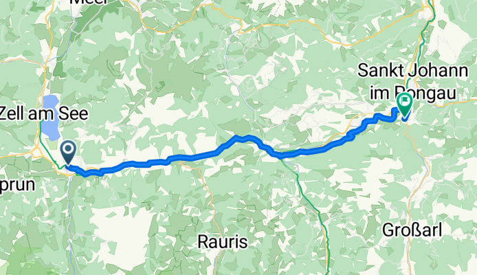 Von Bruck an der Großglocknerstraße bis Sankt Johann im Pongau