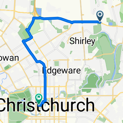 Michigan Pl, Christchurch to Gloucester St, Christchurch