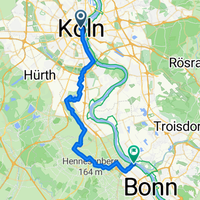 Route zu Bonn/Grau-Rheindorf-Mondorf