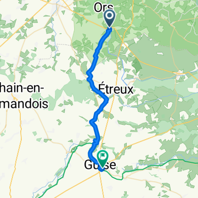 D 643, Catillon-sur-Sambre nach Rue du Kintemplot, Guise