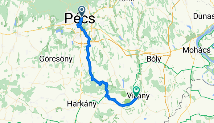 Böckh János utca, Pécs - Petőfi Sándor utca, Villány