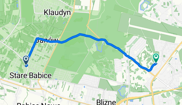 Henryka Sienkiewicza, Stare Babice do Zachodzącego Słońca, Warszawa