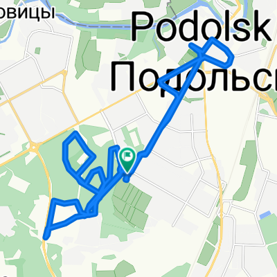 Vysotnaya Ulitsa 14, Podolsk to Ulitsa Chekhova 27/14, Podolsk
