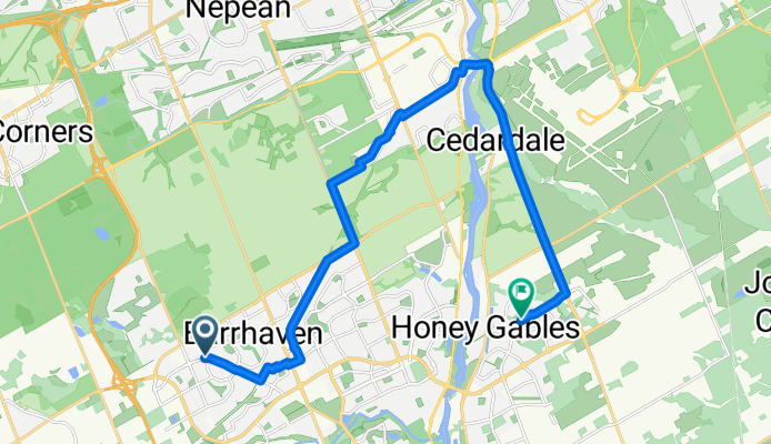 Route in Nepean