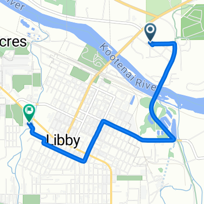 Post St, Libby to W Ninth St, Libby