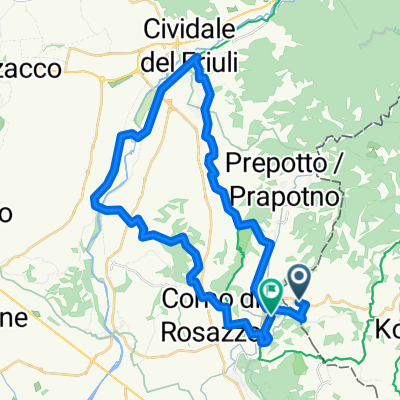 From Dobrovo v Brdih to Dolegna del Collio