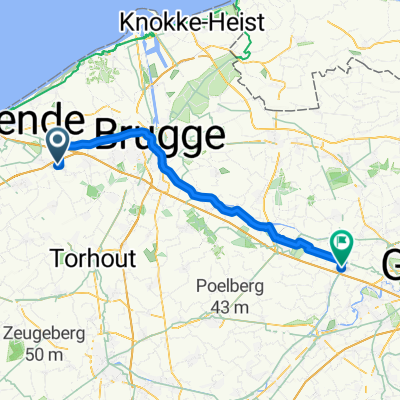 Dorpsstraat, Oudenburg to Landegemdorp, Deinze
