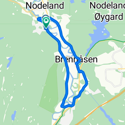 Rismyrvegen, Nodeland to Rismyrvegen, Nodeland