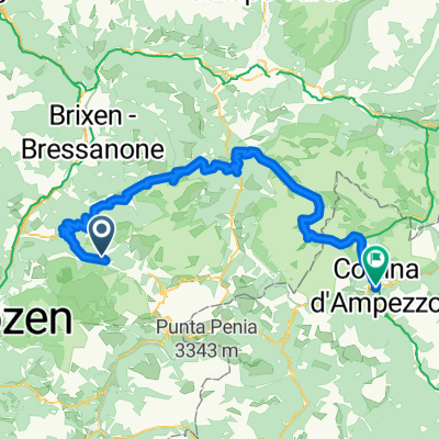 Streda Sneton, Ortisei to Via Guglielmo Marconi, Cortina d'Ampezzo
