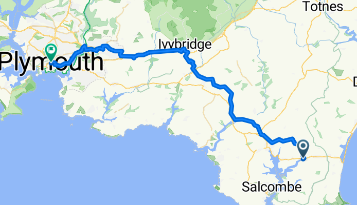 From Kingsbridge to Plymouth