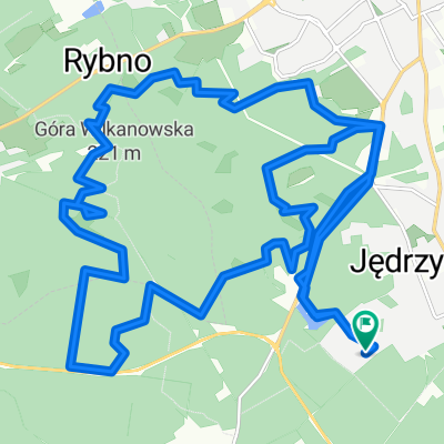 Kaczeńcowa, Zielona Góra naar Kaczeńcowa, Zielona Góra