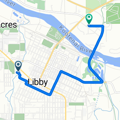 W Ninth St, Libby to Post St, Libby
