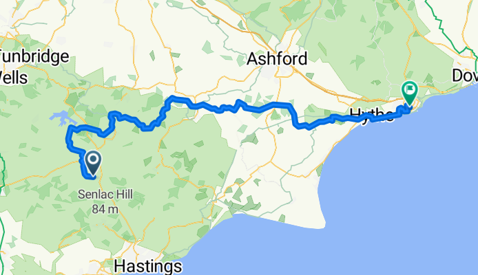 Step 1 Robertsbridge to Folkestone Station