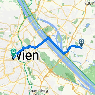 Kapellenweg, Wien nach Lerchenfelder Straße, Wien