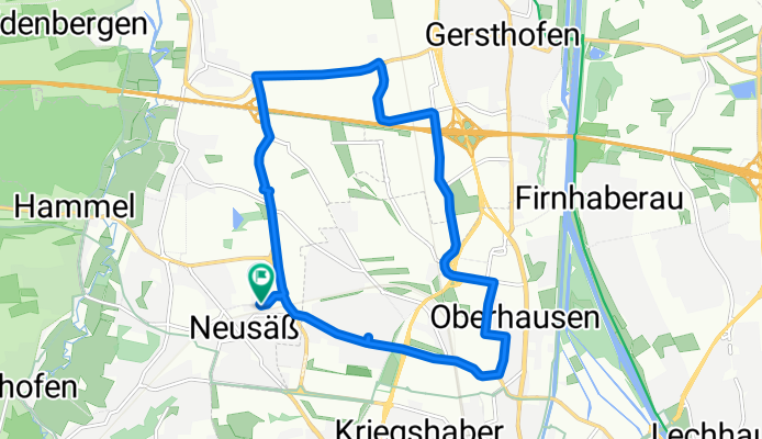 Alpenstraße, Neusäß nach Alpenstraße, Neusäß