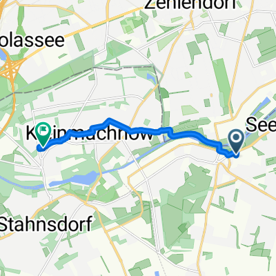Lichterfelder Allee, Teltow nach Schleusenweg, Kleinmachnow