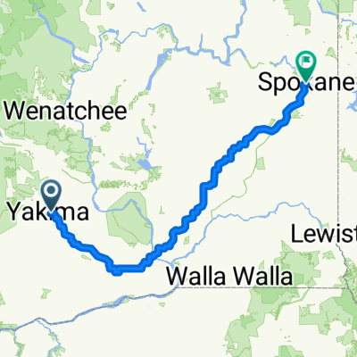 From Yakima to Spokane