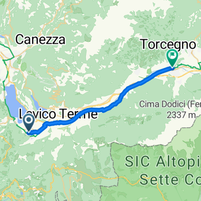 Via della Villa nach Viale Piave