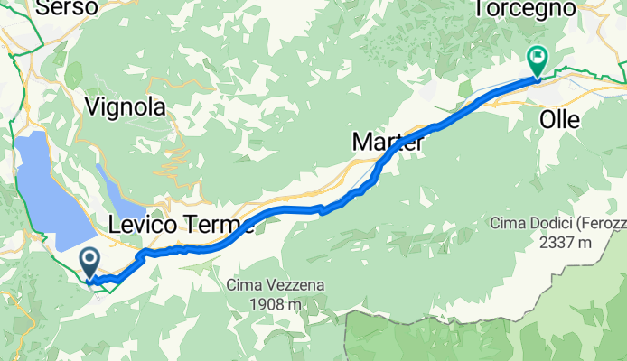 Via della Villa nach Viale Piave