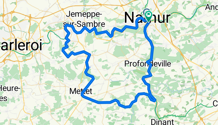 Route to Jambes