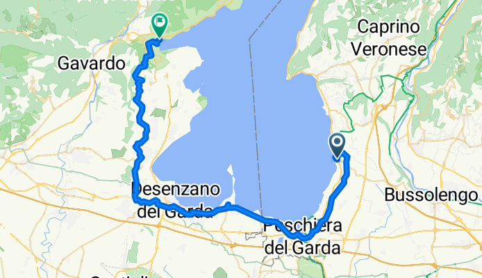 Lazise nach Salo mit Fähre zurück