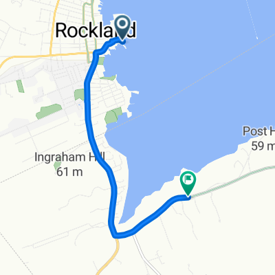 Commercial St, Rockland to N Shore Dr, Owls Head