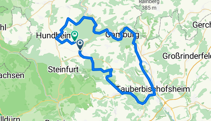 Route nach Külsheim