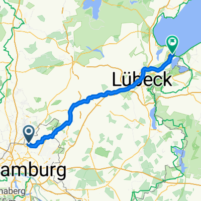 Tangstedter Landstraße, Hamburg nach Mühlenberg, Lübeck